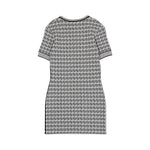 Fendi Black White Monogram Dress back