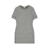 Fendi Black White Monogram Dress front