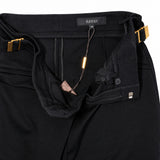 Gucci Black Trousers label detail