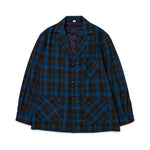 Gucci Blue Green Check Jacket front