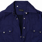 Gucci Purple Shirt label detail