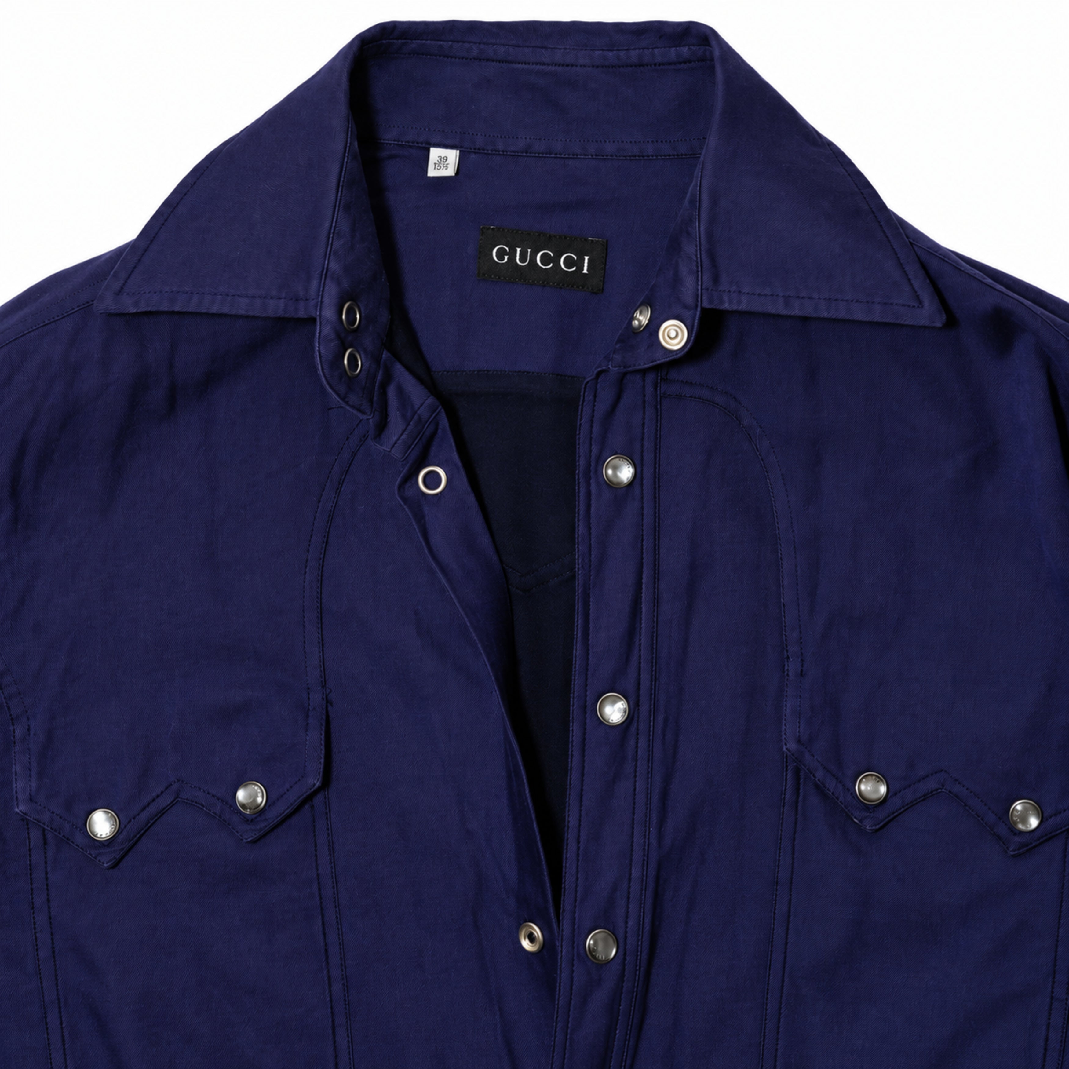 Gucci Purple Shirt label detail