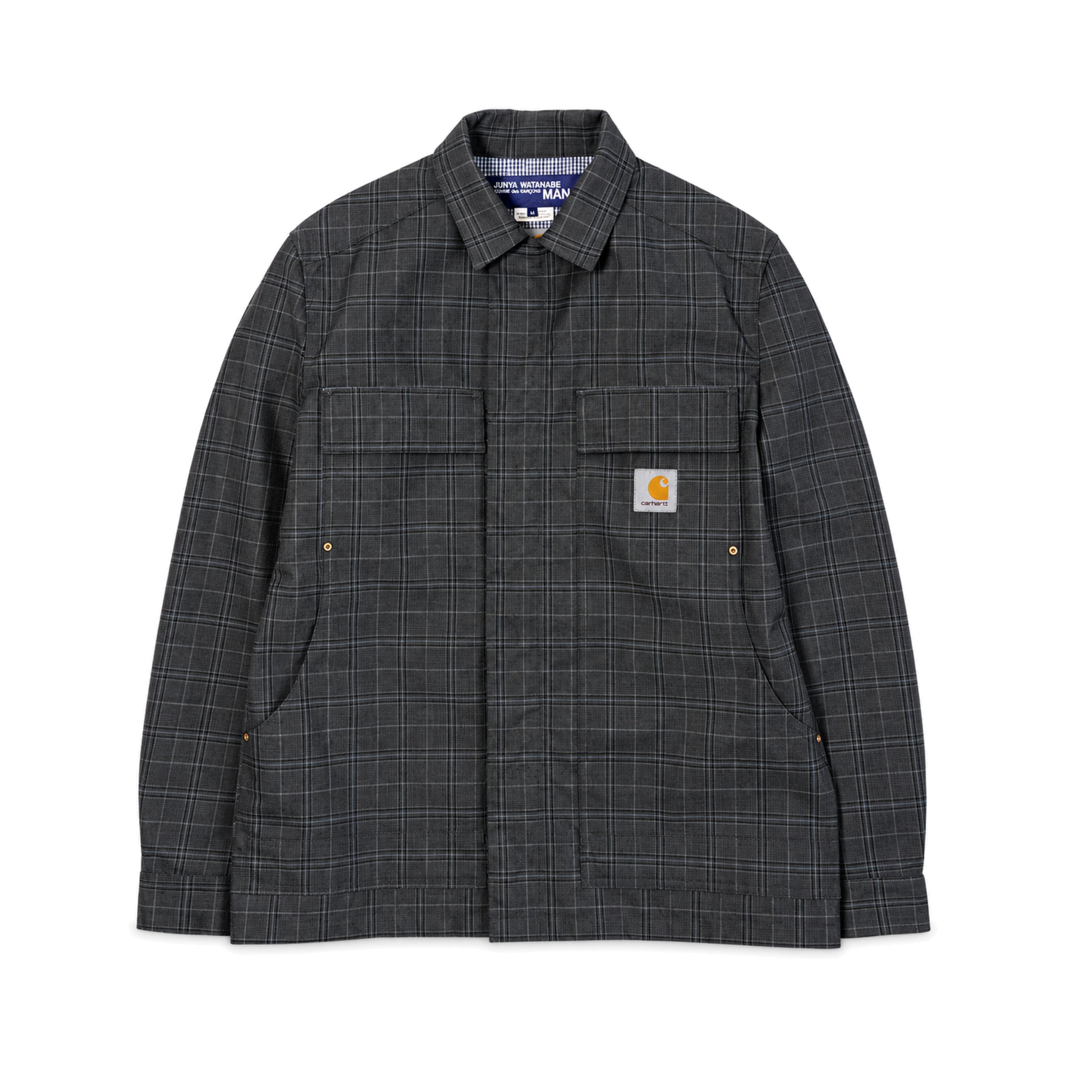Junya Watanabe Carhartt Grey Check Jacket front 1