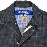 Junya Watanabe Carhartt Grey Check Jacket label detail