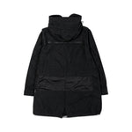 Stone Island Black Hooded Parka back
