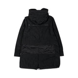 Stone Island Black Hooded Parka back