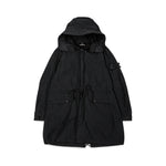 Stone Island Black Hooded Parka front