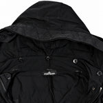 Stone Island Black Hooded Parka label detail 2