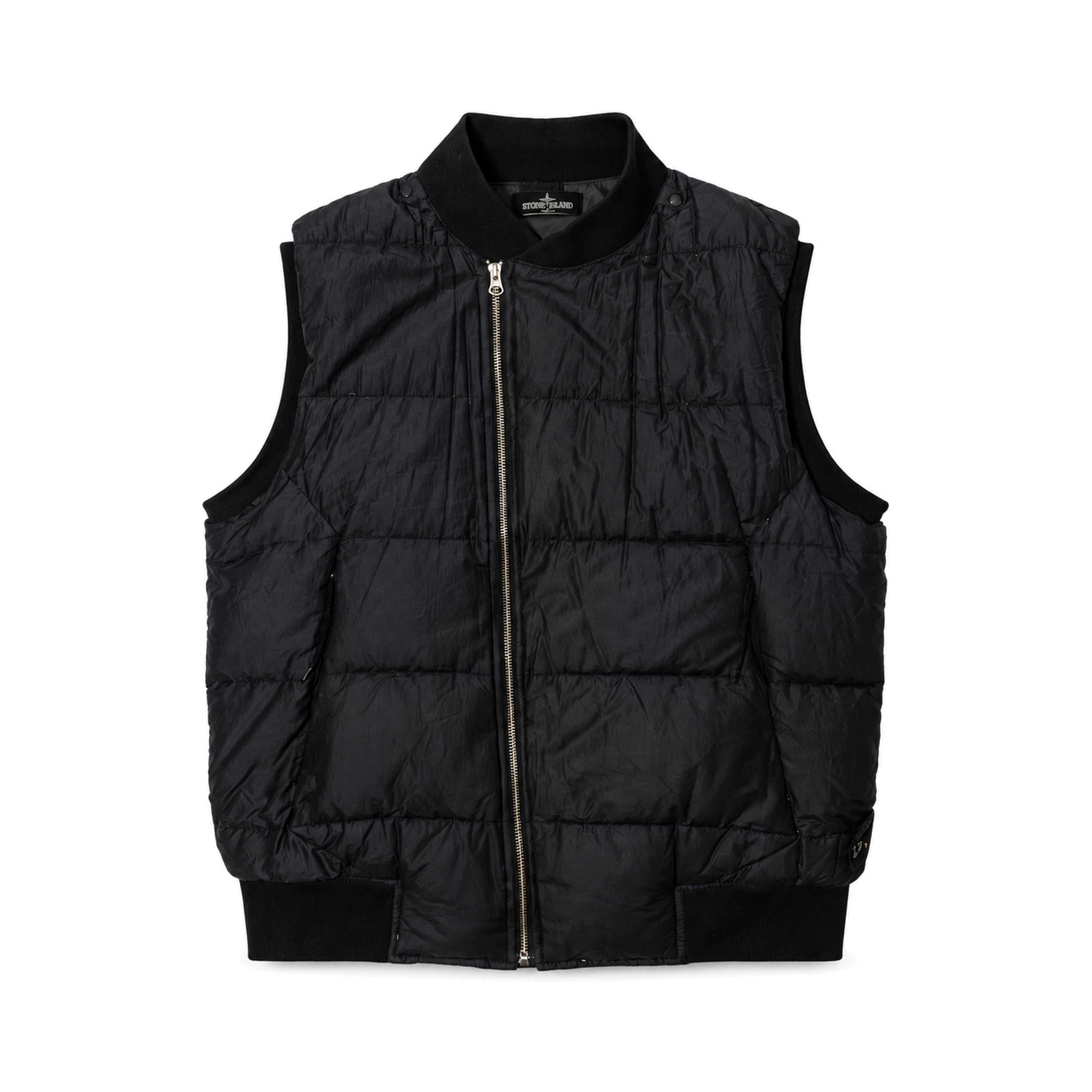 Stone Island Black Vest front