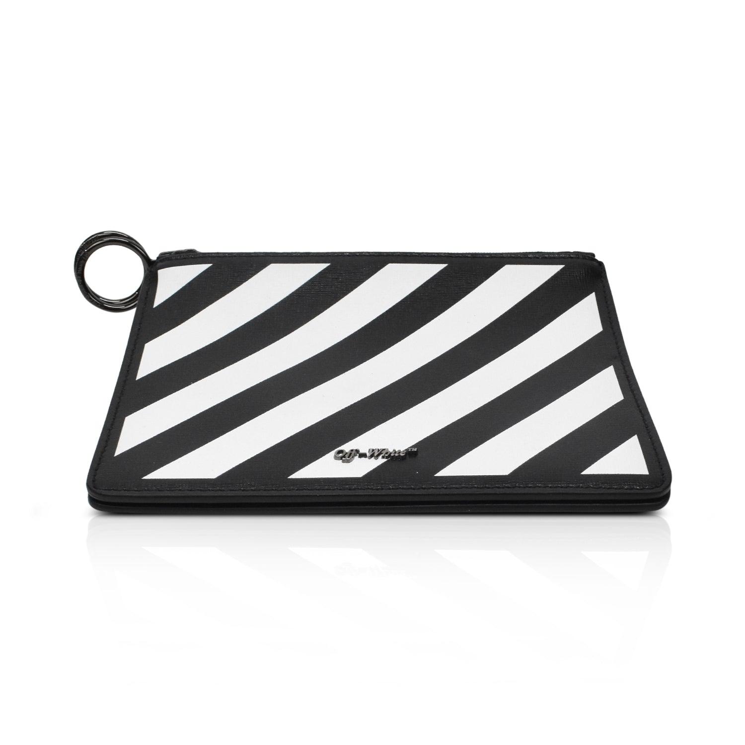 Off-White Zip Pouch - Fashionably Yours