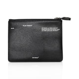 Off-White Zip Pouch - Fashionably Yours