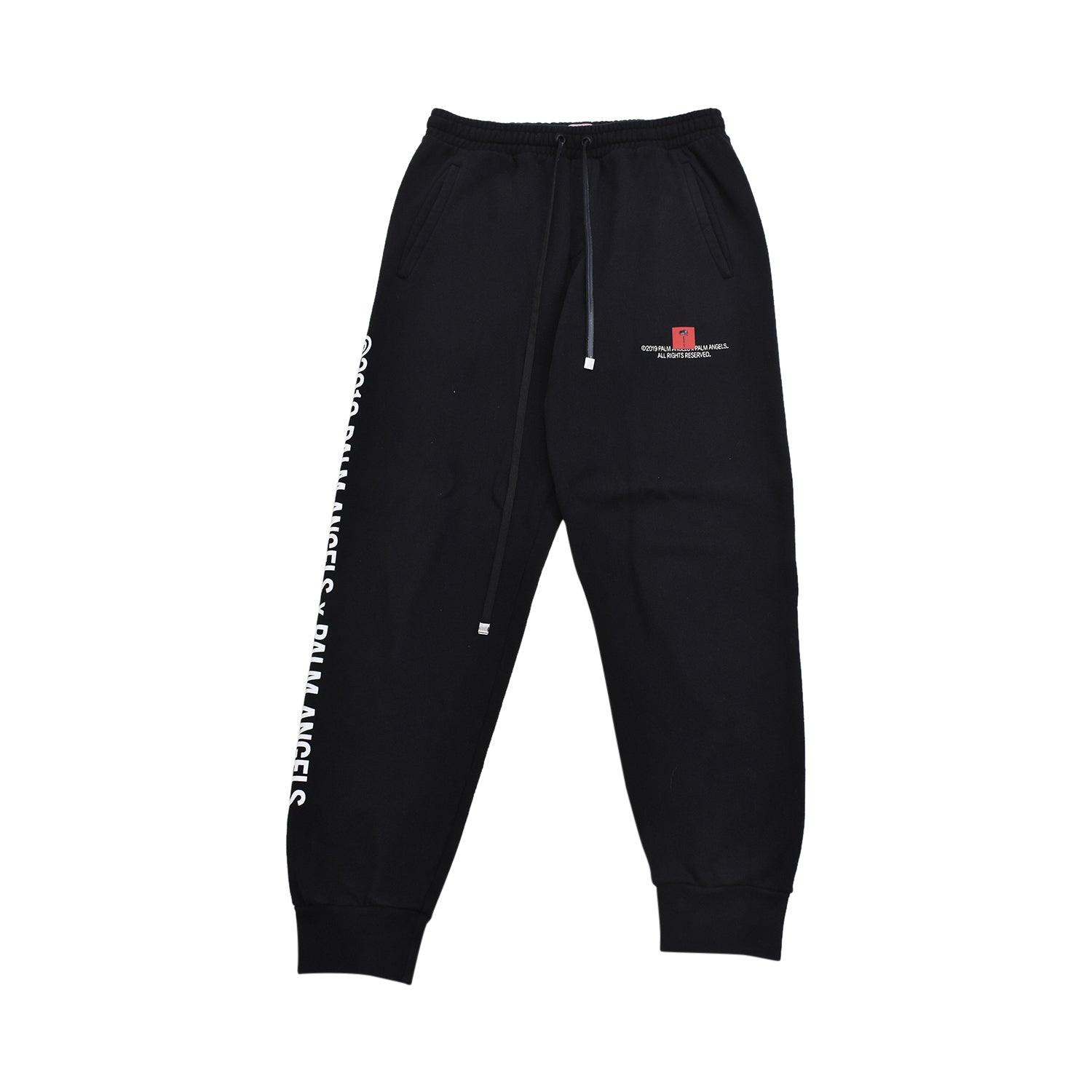 PALM ANGELS Black Mens Pants - Fashionably Yours