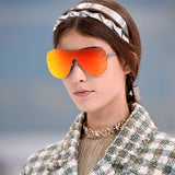 Chanel S/S2016 Runway Shield Sunglasses