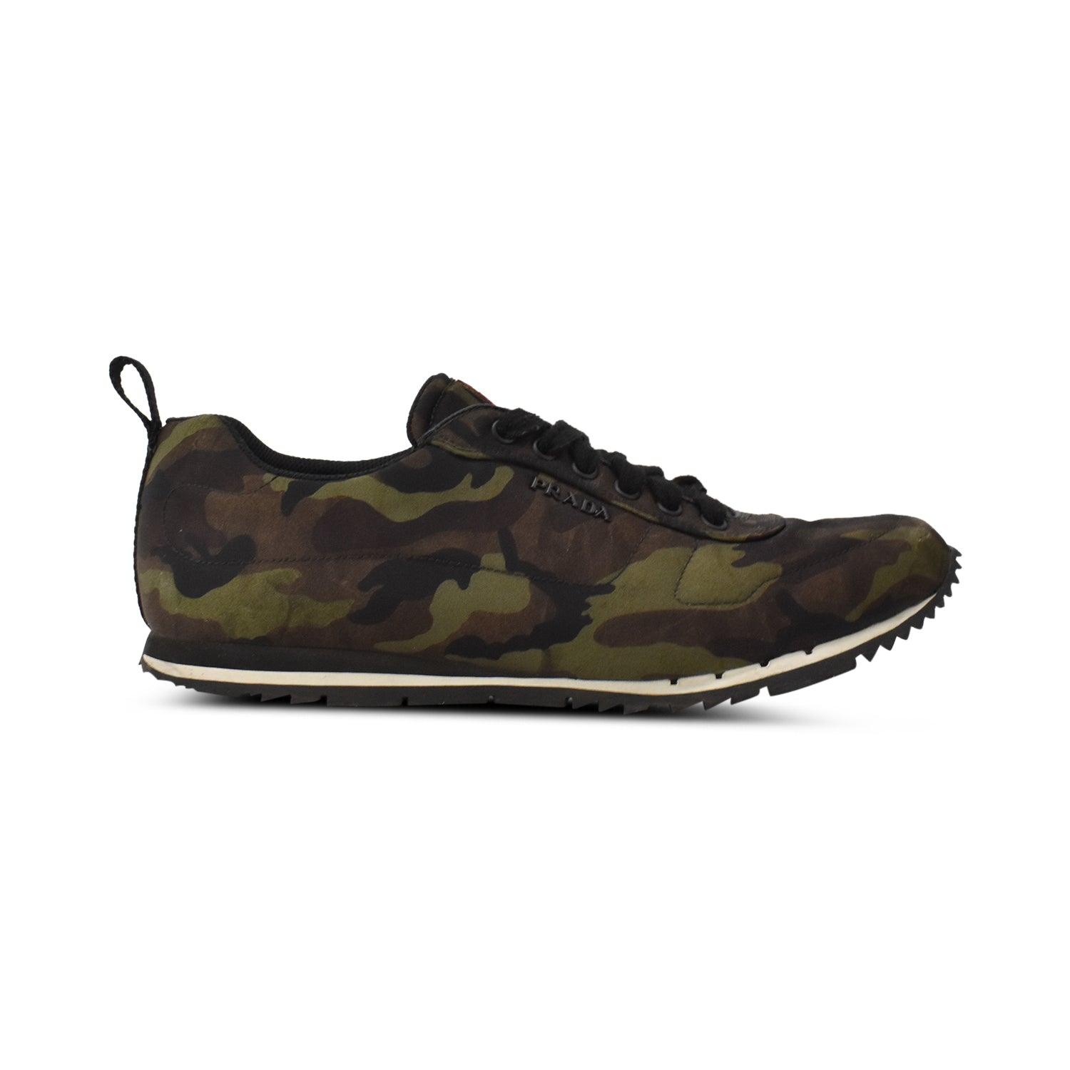 Mens prada hotsell camo trainers