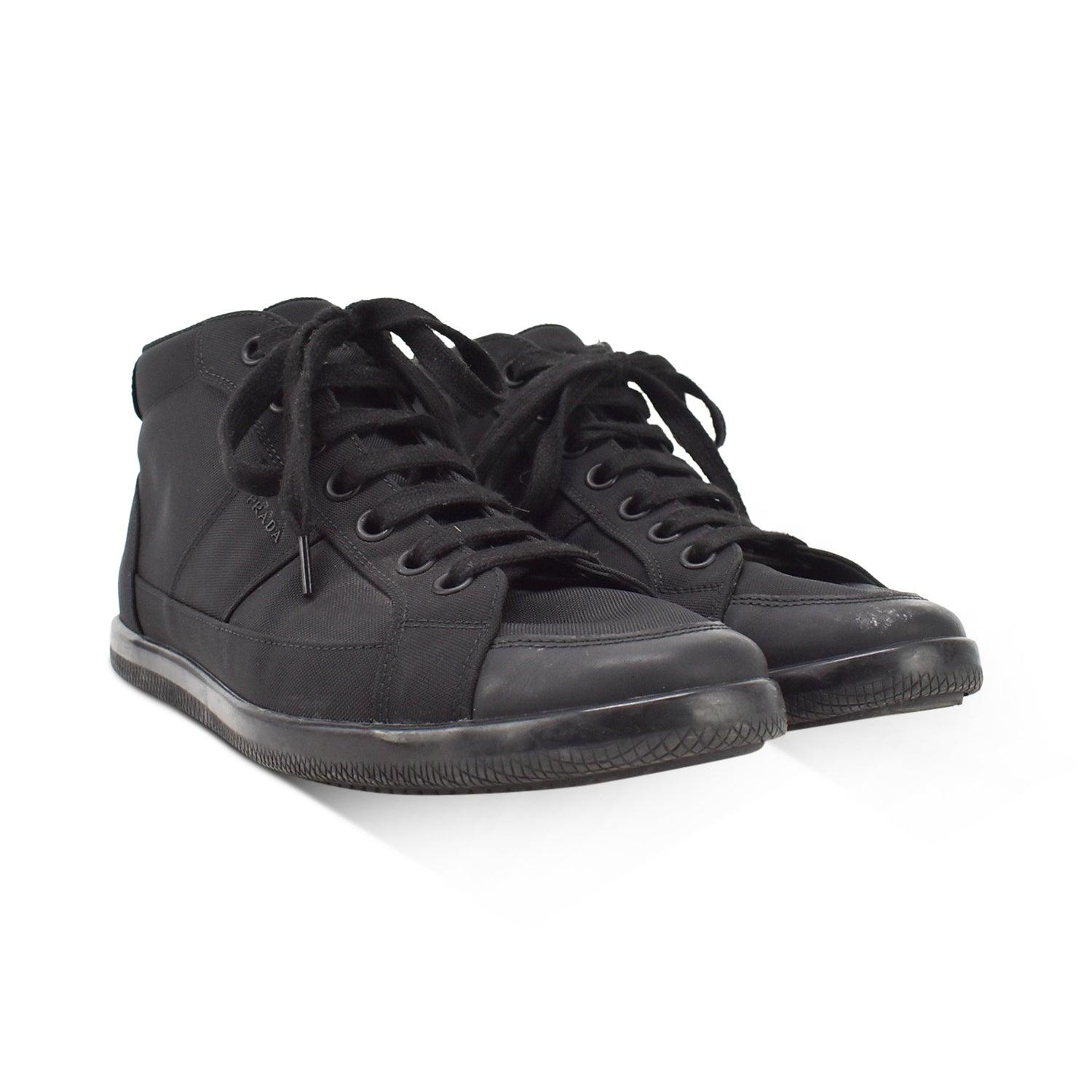 Prada men's suede on sale sneakers