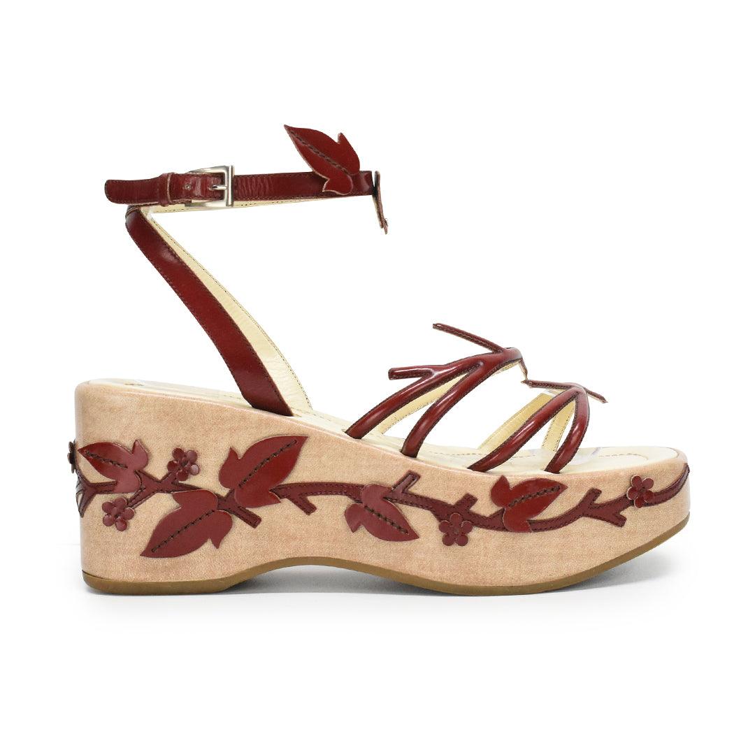 Prada Vine Sandals - Women's 37 - Fashionably Yours