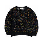 Valentino black embellished sweater front