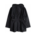 Balenciaga black parka back
