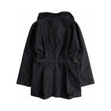 Balenciaga black parka back
