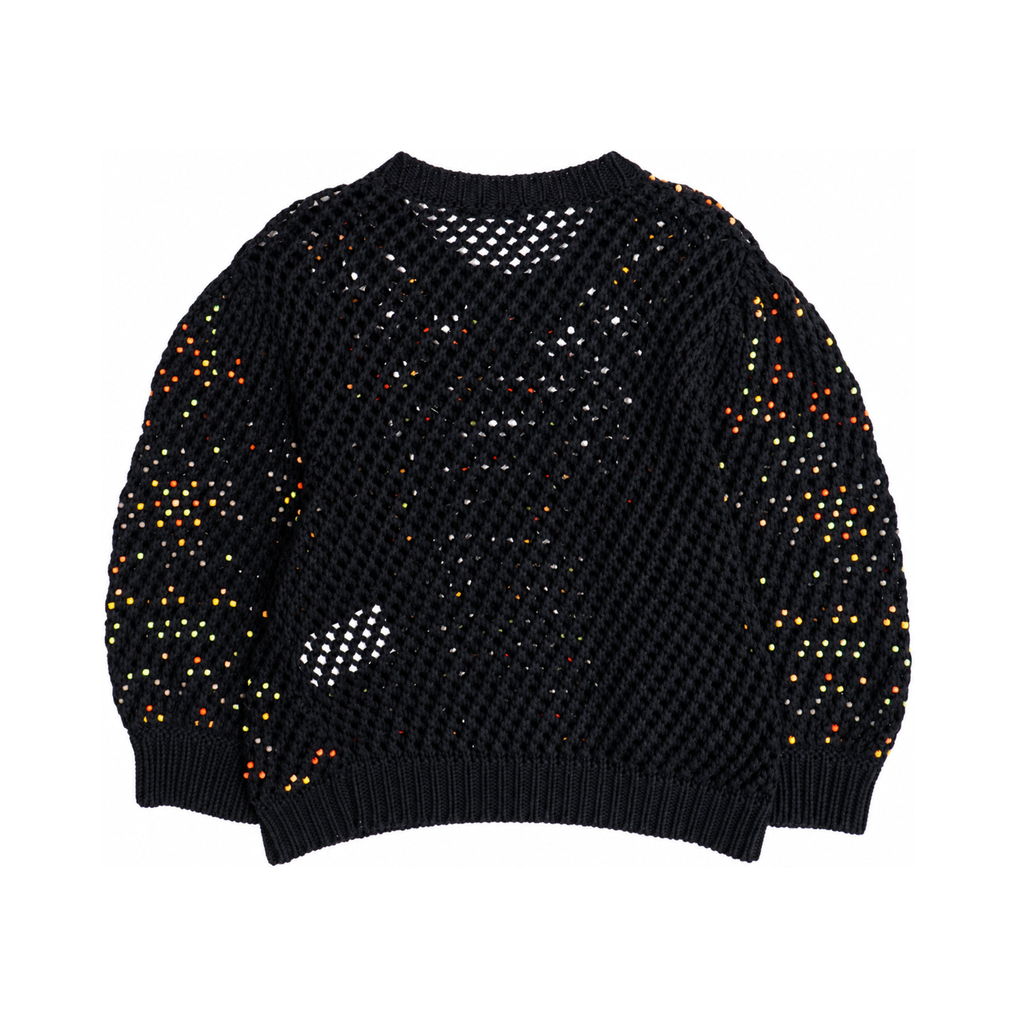 Valentino black embellished sweater back