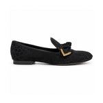 Louis Vuitton black bow loafers 02 side