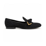 Louis Vuitton black bow loafers 02 side