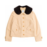 Moschino cream jacket front