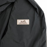 Hermes black jacket label detail
