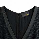 Fendi black dress label detail