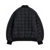 Moose Knuckles black bomber jacket back
