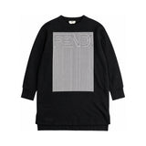 Fendi black sweatshirt dress front