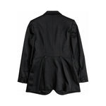 Burberry black blazer back