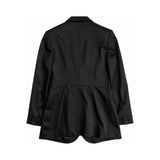 Burberry black blazer back