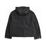 Hermes black hooded jacket back