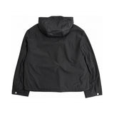 Hermes black hooded jacket back