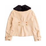 Moschino cream jacket back