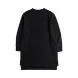 Fendi black sweatshirt dress back