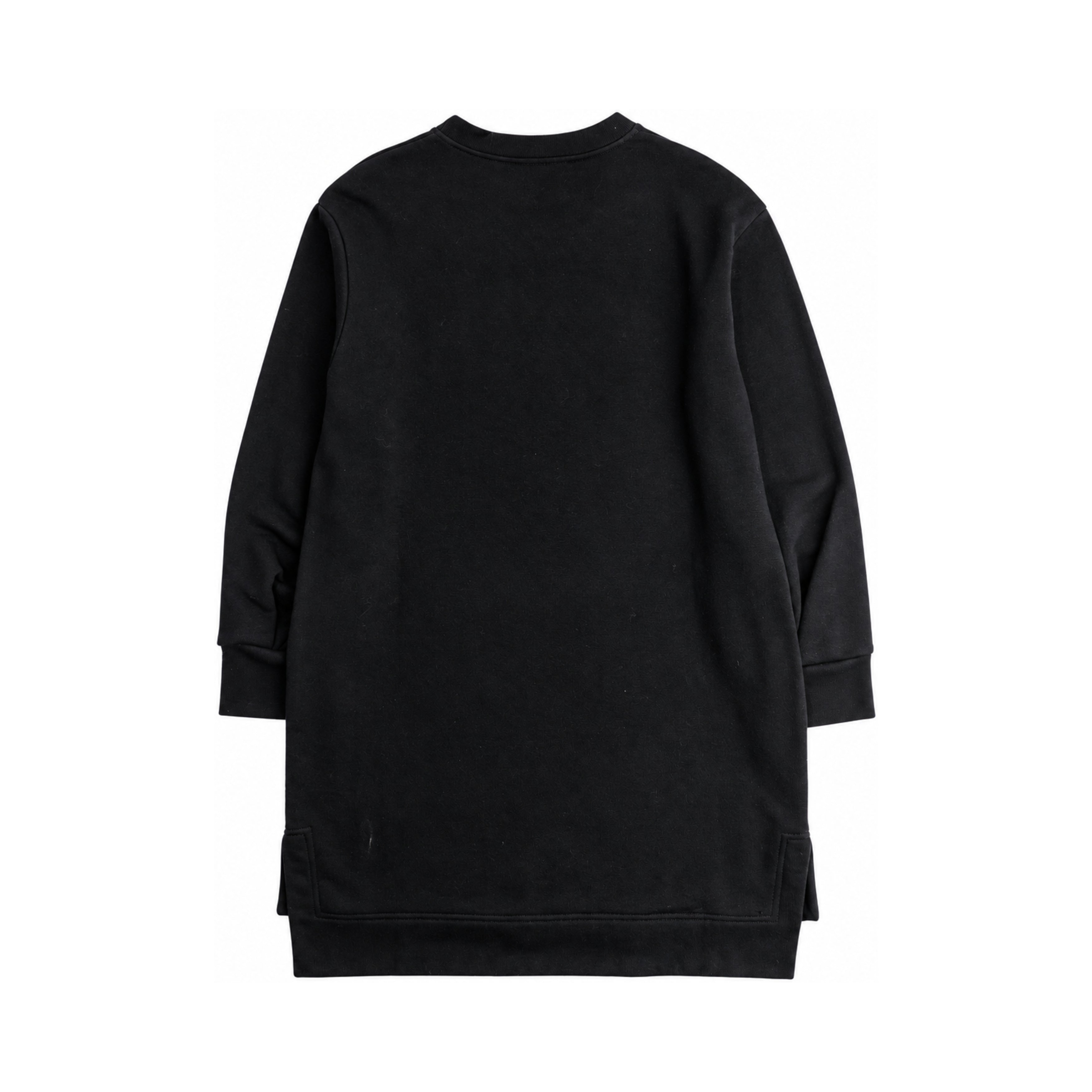 Fendi black sweatshirt dress back
