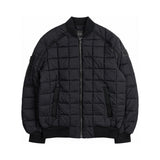 Moose Knuckles black bomber jacket front
