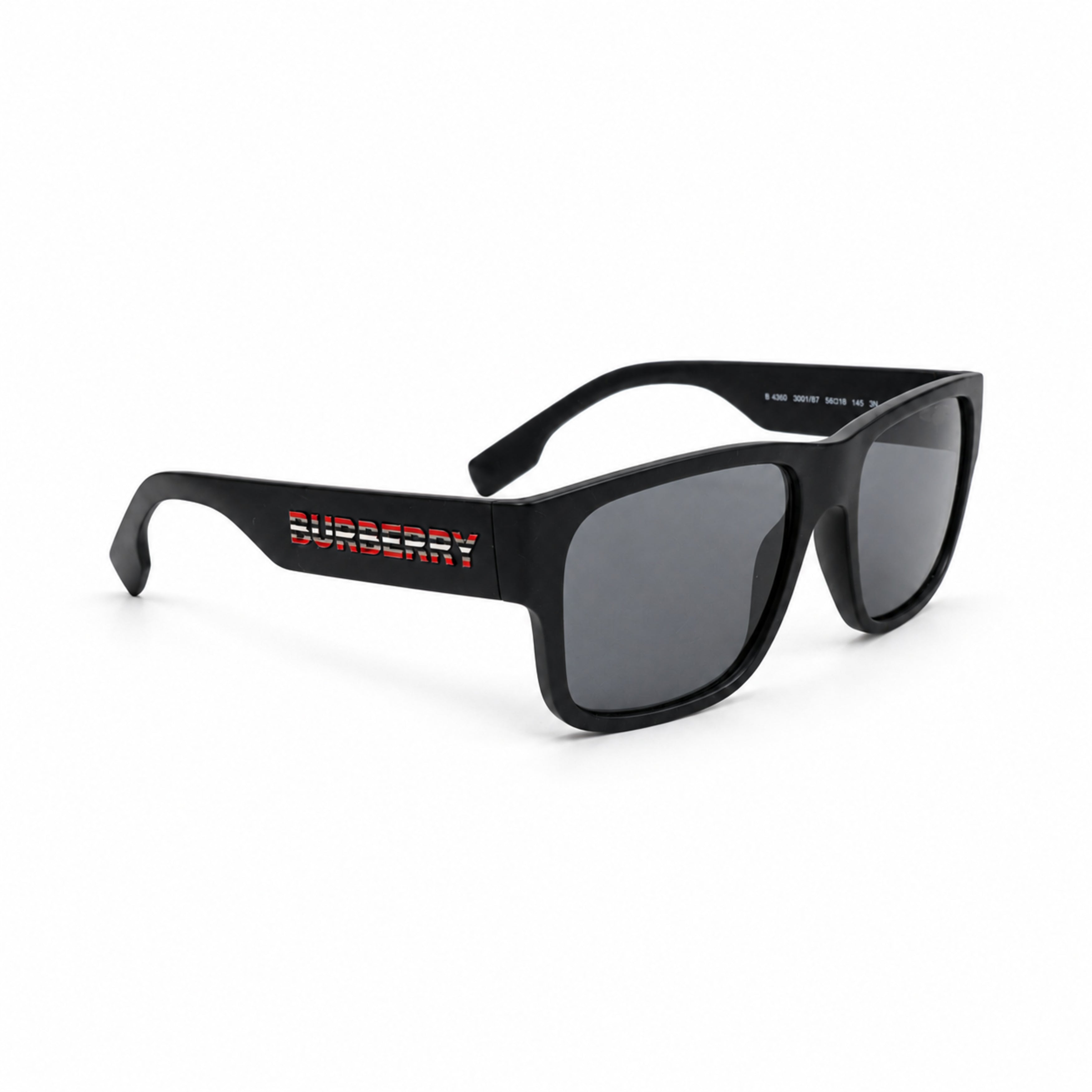 Burberry black sunglasses three quarter