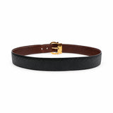 Ferragamo black belt back