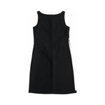 Moschino black printed dress back