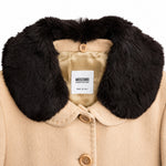 Moschino Cheap and Chic cream jacket label detail