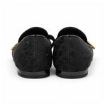 Louis Vuitton black bow loafers 04 back