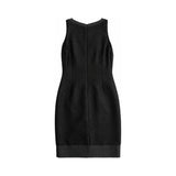 Fendi black sleeveless dress back