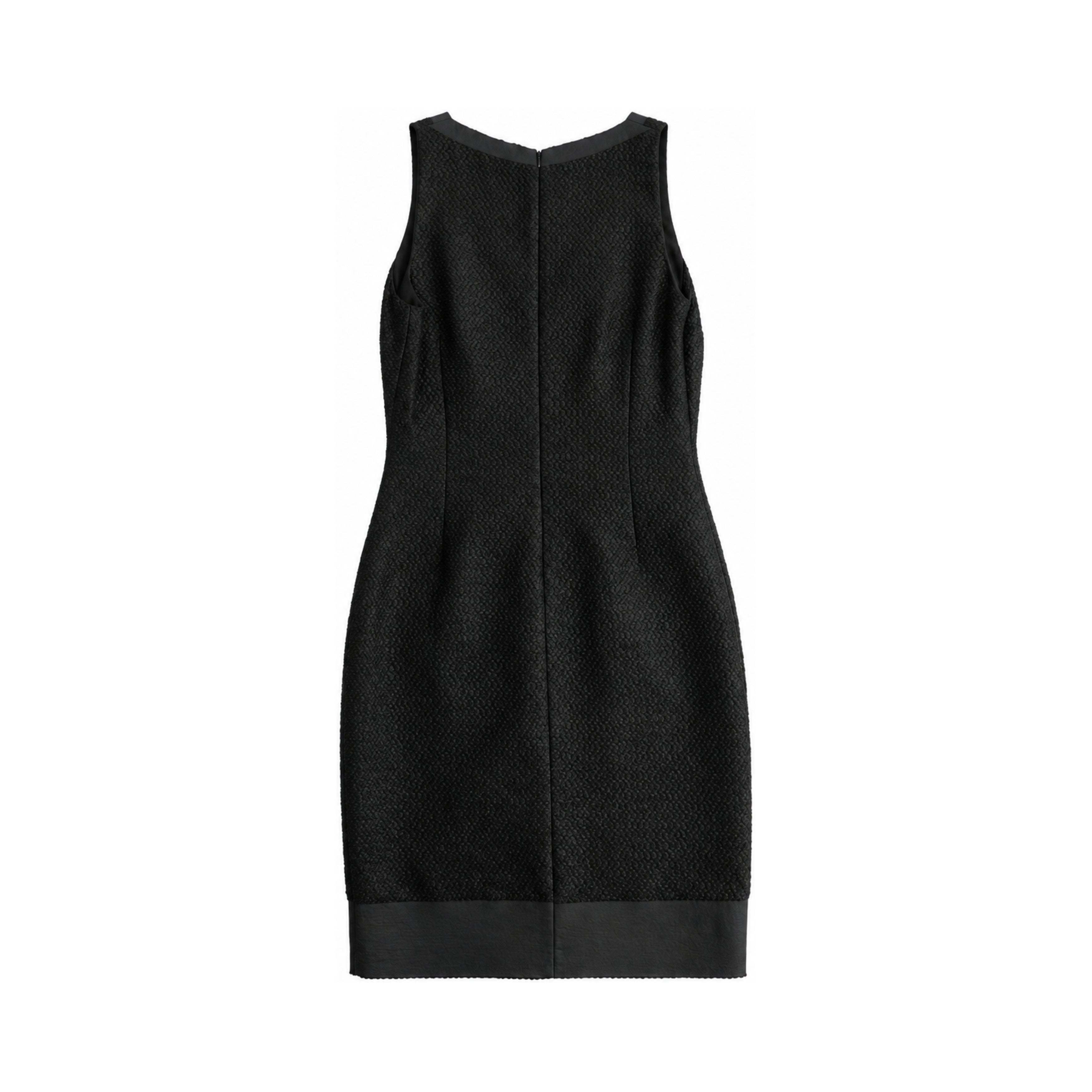 Fendi black sleeveless dress back