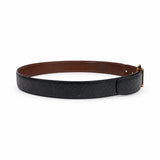 Ferragamo black belt right side