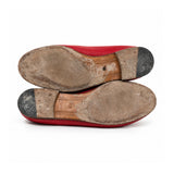 Gucci red leather horsebit loafers 05 soles