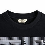 Fendi black sweatshirt dress label detail