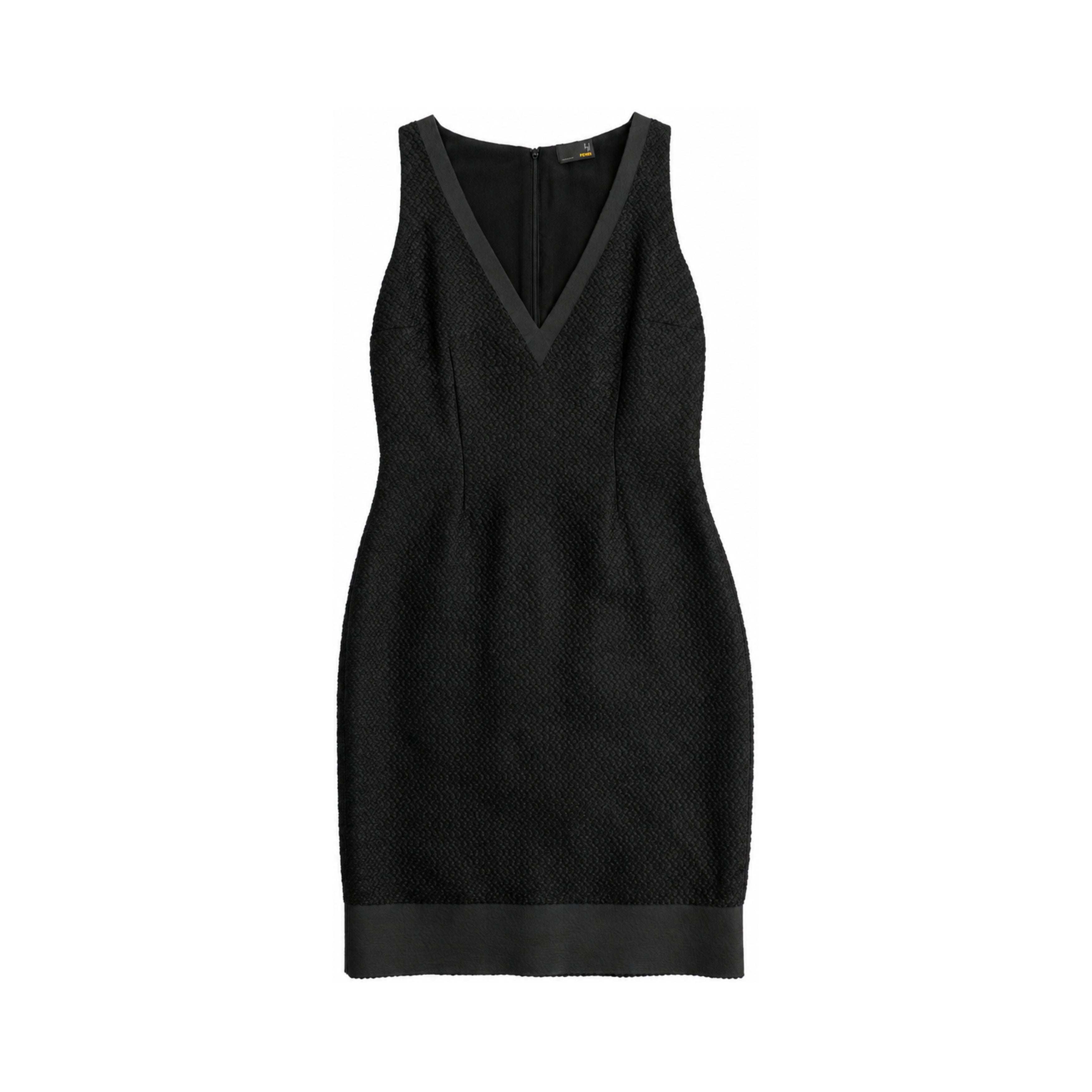 Fendi black sleeveless dress front